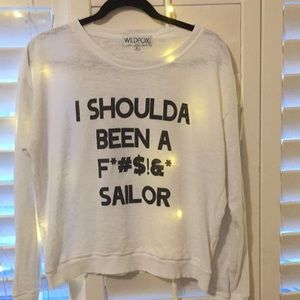 Wildfox Sailor Talk Sweater